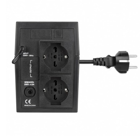 UPS Vultech UPS650VA-LITE, Standby, Certificazione:CE-Frequenza di ingresso:50/60-frequenza output:50/60-Potenza in uscita (kVA