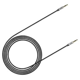 Cavo Audio Baseus Yiven AUX 3,5mm Jack 1m Black+Silver per Stereo Auto Cuffie Cavo Audio Baseus Yiven AUX 3,5mm Jack 1m Black+Silver per Stereo Auto Cuffie