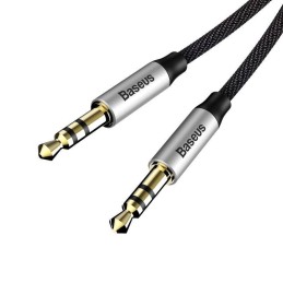 Cavo Audio Baseus Yiven AUX 3,5mm Jack 1m Black+Silver per Stereo Auto Cuffie Cavo Audio Baseus Yiven AUX 3,5mm Jack 1m Black+Silver per Stereo Auto Cuffie