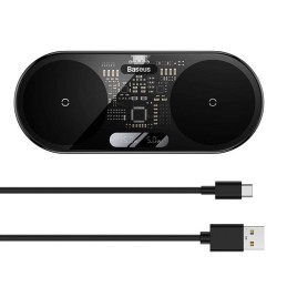 Ricarica wireless Qi doppia 20W