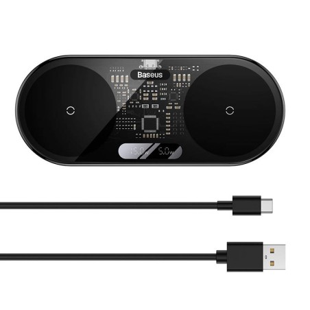 Ricarica wireless Qi doppia 20W