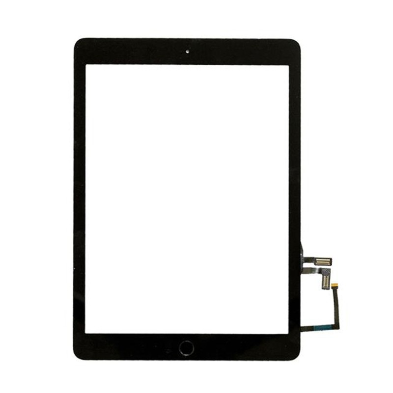 Touch Screen Apple iPad 5 Air A1822 A1823 vetro Nero tasto home Touch Screen Apple iPad 5 Air A1822 A1823 vetro Nero tasto home