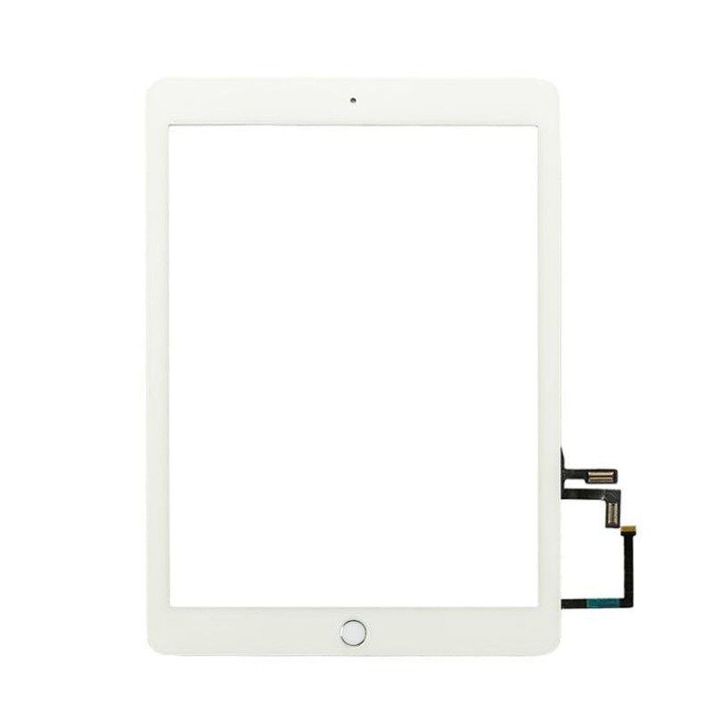Touch Screen Bianco iPad 5 A1822 A1823 Air Vetro Tasto Home