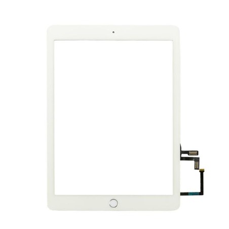 Touch Screen Bianco iPad 5 A1822 A1823 Air Vetro Tasto Home