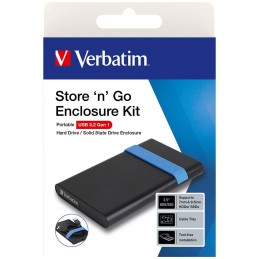 Box esterno per HDD SSD da 2.5" USB 3.2 Gen.1 Verbatim STORE N GO Box esterno per HDD SSD da 2.5" USB 3.2 Gen.1 Verbatim STORE N GO