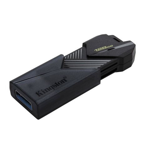 PenDrive 128gb Kingston DataTraveler Exodia Onyx 3.2 Gen 1 DTXON/128GB con elegante cappuccio mobile Nero
