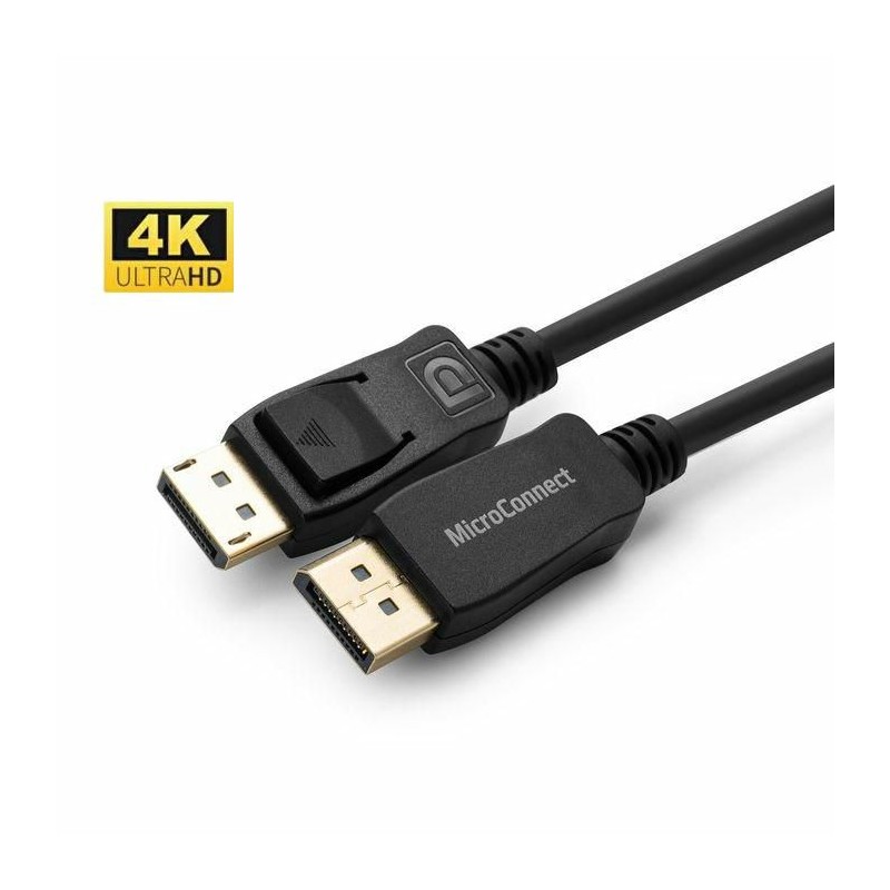 Cavo 4K DisplayPort 1.2 MicroConnect 3mt. Nero