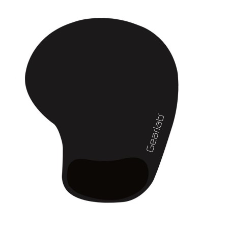Tappetino mouse ergonomico eStuff Mouse pad con supporto in gel per il polso, Nero