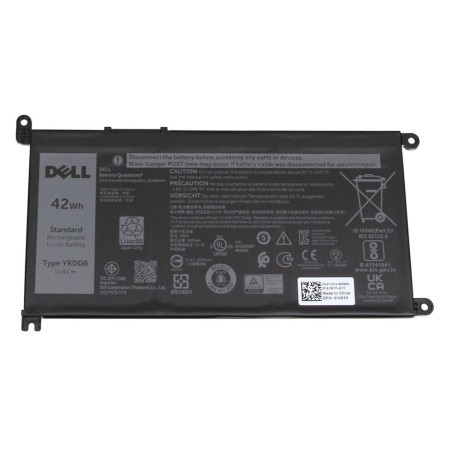 Batteria YRDD6 originale Dell Inspiron e Vostro 11.4 V 42 Wh al Litio 3 celle