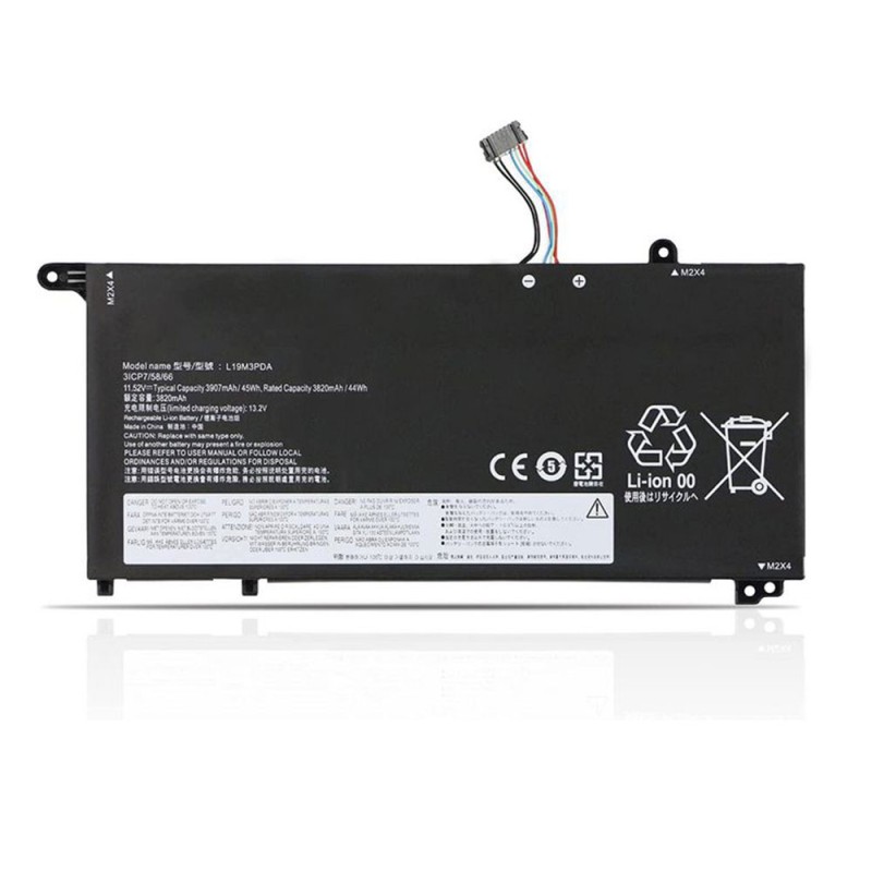Batteria compatibile per Notebook Lenovo ThinkBook 14 G3 15 G2 15 G3 35Wh 11.55V 3000mAh L19C3PDA L19M3PDA L19L3PDA