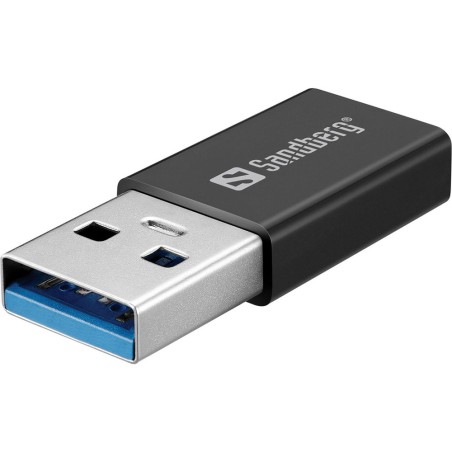 Masterizzatore DVD Esterno USB-C USB-A Sandberg Lettore CD DVD Slim per PC Mac