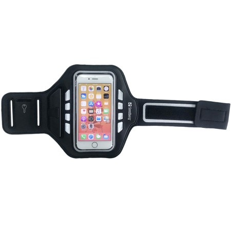 Supporto sportivo smartphone da braccio con led Sandberg colore Nero