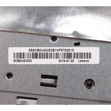 Cover Palmrest Tastiera ITA Lenovo ThinkBook 13s-IWL 5CB0U43253 Grigio