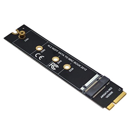 Adattatore M.2 NGFF SATA MacBook Air A1465 A1466 2012 + Kit Cacciaviti