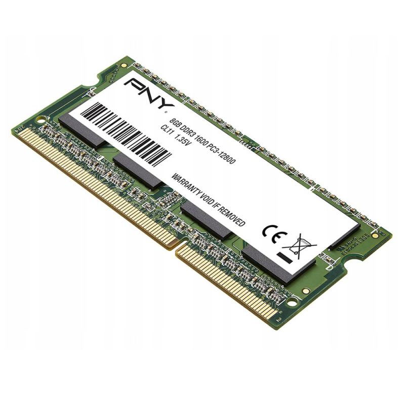 Memoria RAM PNY DDR3 8GB SODIMM 1600MHz Notebook Laptop No Confezione Memoria RAM PNY DDR3 8GB SODIMM 1600MHz Notebook Laptop No Confezione