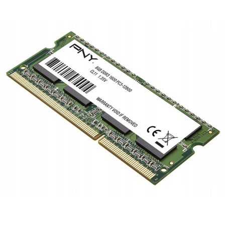 Memoria RAM PNY DDR3 8GB SODIMM 1600MHz Notebook Laptop No Confezione