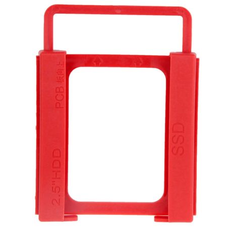 Adattatore SSD HDD 2.5" a 3.5" Montaggio su PC Desktop Bay Rosso