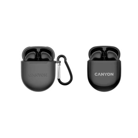 Auricolari Bluetooth Canyon TWS-6  Wireless In-Ear con Microfono e Custodia Nero