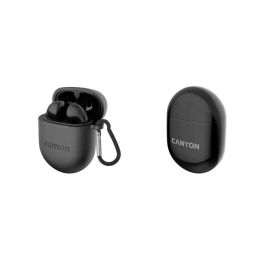 Auricolari Bluetooth Canyon TWS-6  Wireless In-Ear con Microfono e Custodia Nero Auricolari Bluetooth Canyon TWS-6  Wireless In-Ear con Microfono e Custodia Nero