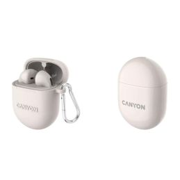 Cuffie Auricolari Bluetooth TWS-6 Bianco Canyon 21h con Cavo Ricarica Cuffie Auricolari Bluetooth TWS-6 Bianco Canyon 21h con Cavo Ricarica