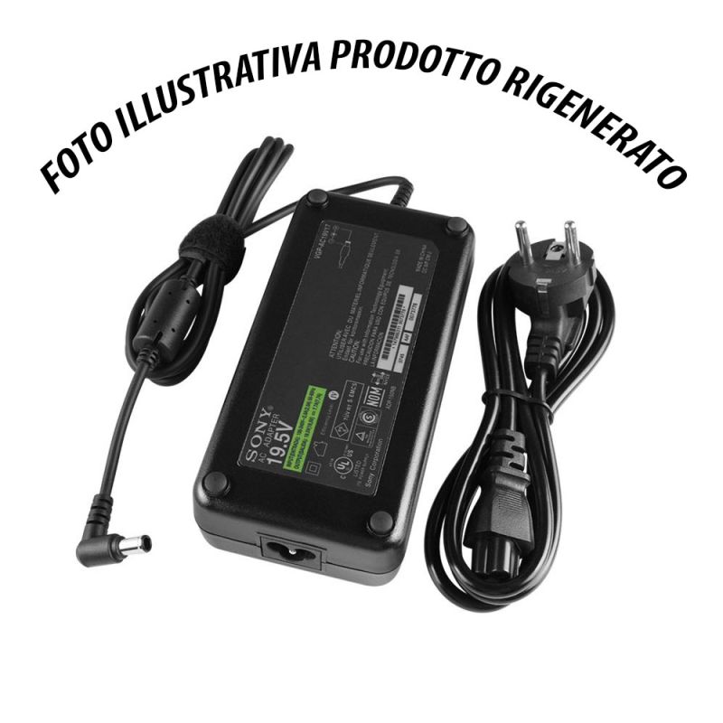 Alimentatore Sony 19.5V 7.7A 150W VGP-AC19V18 Usato Originale + Cavo Alimentatore Sony 19.5V 7.7A 150W VGP-AC19V18 Usato Originale + Cavo