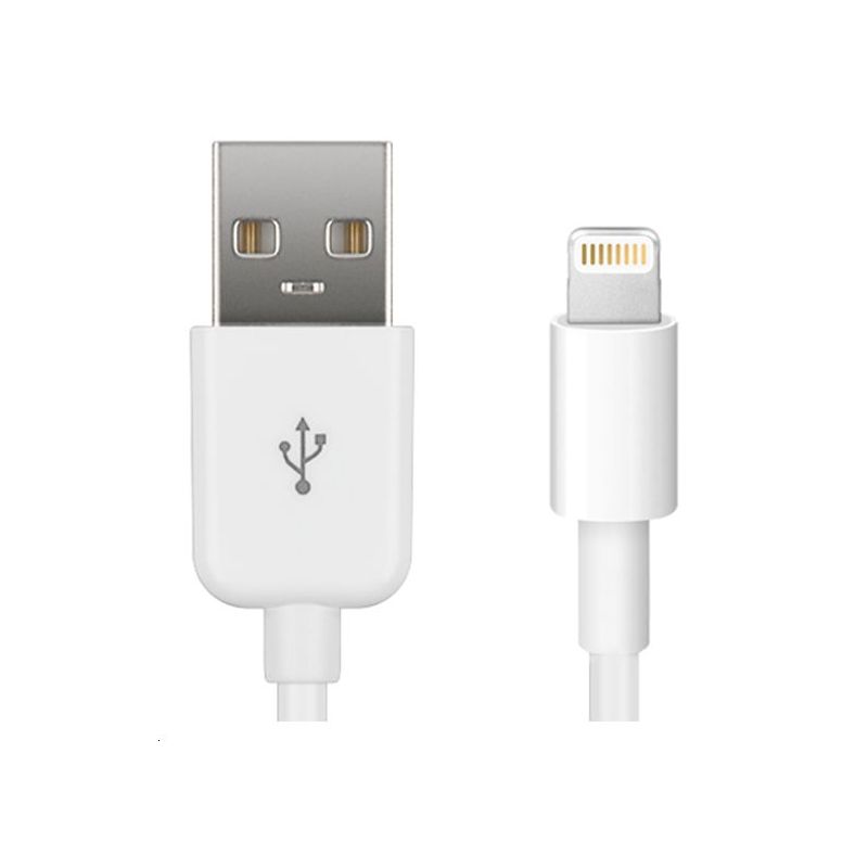 Cavo iPhone 2m Bianco Certificato MFI USB-A Ricarica e Dati Apple Cavo iPhone 2m Bianco Certificato MFI USB-A Ricarica e Dati Apple