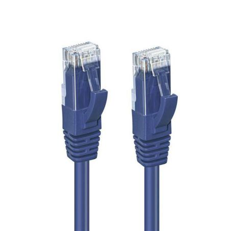 Cavo Rete Patch Cord CAT5e U/UTP Network 3m Blue PVC MicroConnect