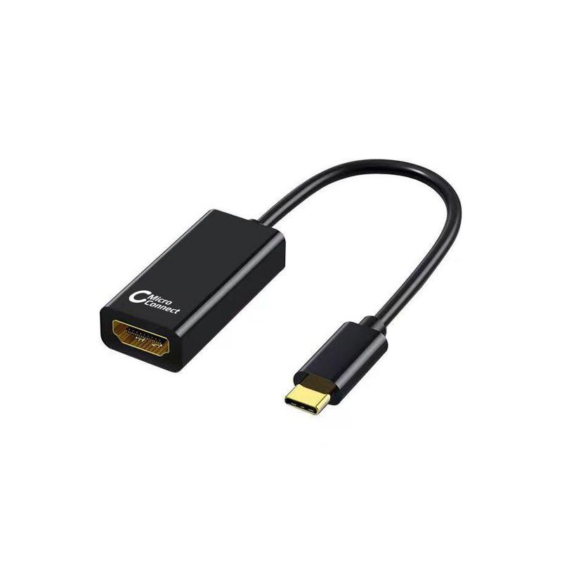 Adattatore USB-C HDMI MicroConnect 4K 60Hz Design Sottile Nero