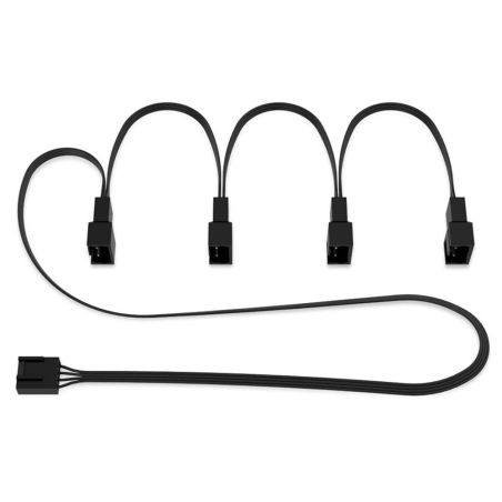 ARCTIC Cavo Splitter PWM 4 Pin per 4 Ventole Case PC 700mm Nero