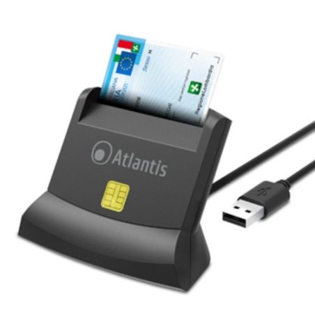 Lettore Smart Card Atlantis P005-SMARTCRV-U USB per CNS CRS TS