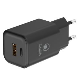 Alimentatore Notebook USB-C 65W GaN Atlantis PD + USB Universale