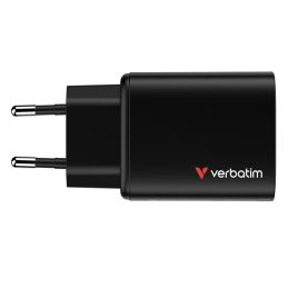 Alimentatore Notebook USB-C 65W GaN Verbatim 2xPD + USB-A QC 3.0