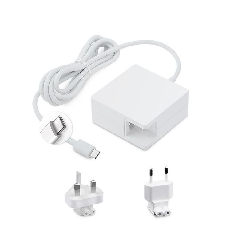 Alimentatore USB-C 45W PD3.0 CoreParts EU UK per Laptop Tablet Bianco
