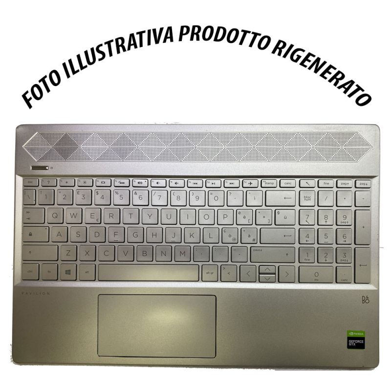 Palmrest HP Pavilion 15-CS Top Case Tastiera Touchpad Usato