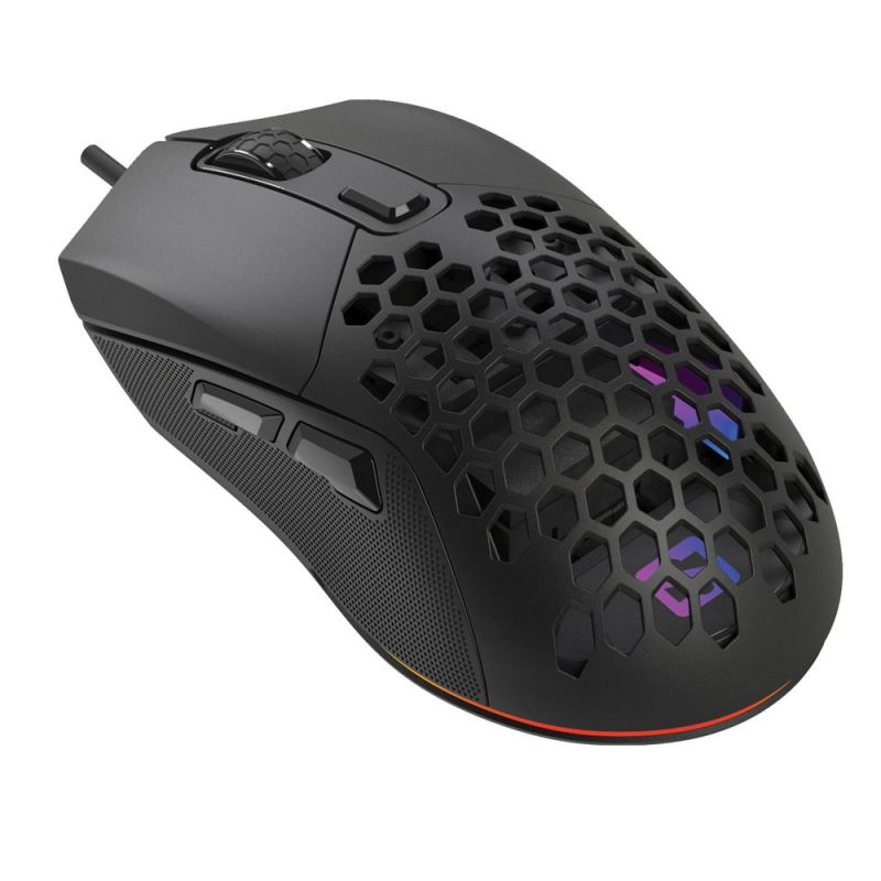Mouse Gaming Sandberg FlexCover 6D 12800 DPI RGB USB Ergonomico
