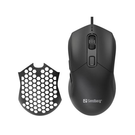 Mouse Gaming Sandberg FlexCover 6D 12800 DPI RGB USB Ergonomico
