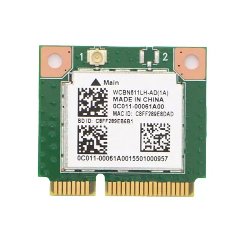 Scheda WiFi Bluetooth AzureWave AW-NB130H Mini PCIe Half 802.11N BT 4.0