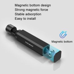 Supporto Scheda Video GPU 75-120mm Regolabile Magnetico Nero