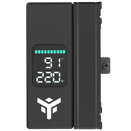 Dissipatore CPU ITEK ICY-4HAT ARGB 120mm Display Digitale PWM 180W TDP Intel AMD