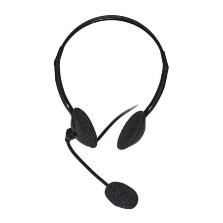 Cuffie con Microfono Orientabile e Controllo Volume Jack 2x 3,5 mm Stereo LKHS02