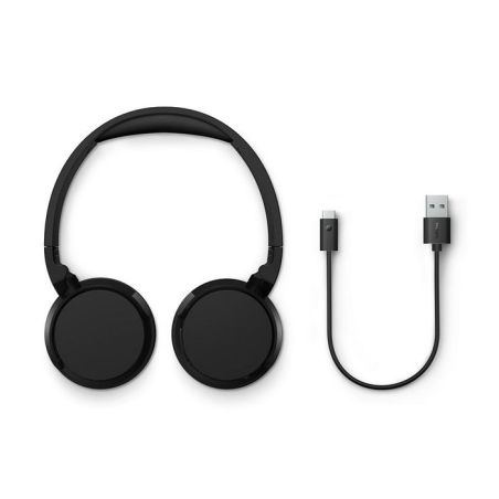 Cuffie Wireless Bluetooth On-Ear 55 Ore USB-C Dynamic Bass Nero Philips Serie 4000