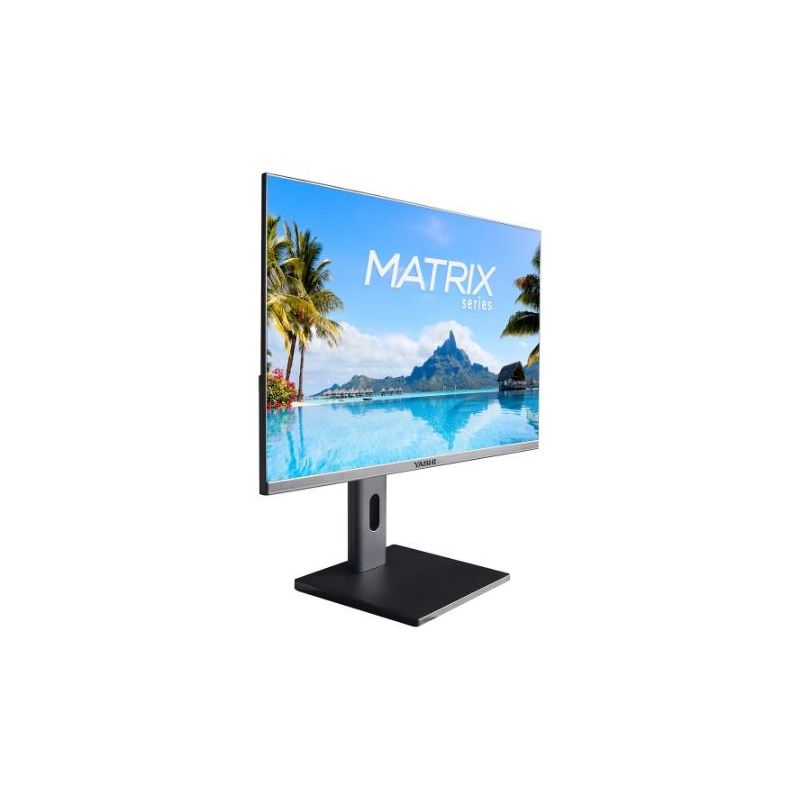 Monitor 27" Full HD VA 75Hz HDMI VGA Altoparlanti Regolabile in Altezza Yashi