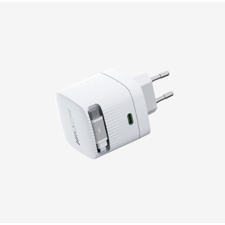Caricatore USB-C GaN 67W HIKSEMI HS-HUB-GaN67 con Cavo USB-C Retrattile Power Delivery 3.0 Bianco