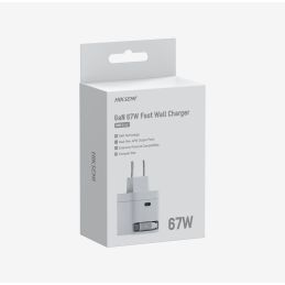 Caricatore USB-C GaN 67W con Cavo Retrattile HIKSEMI HS-HUB-GaN67 PD 3.0 Bianco