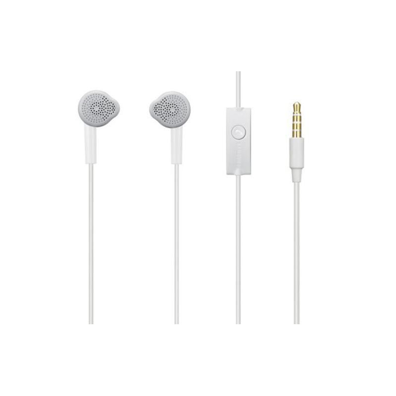 Auricolari In-Ear con Microfono Jack 3,5mm Cablati Bianchi Bulk