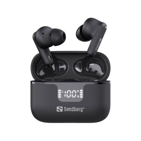 Auricolari Wireless Bluetooth ANC ENC Microfono Custodia Display Sandberg