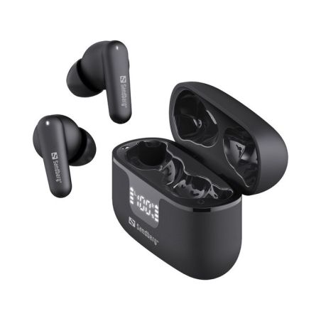 Auricolari Wireless Bluetooth ANC ENC Microfono Custodia Display Sandberg