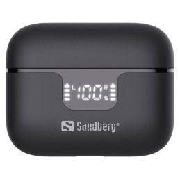 Auricolari Wireless Bluetooth ANC ENC Microfono Custodia Display Sandberg