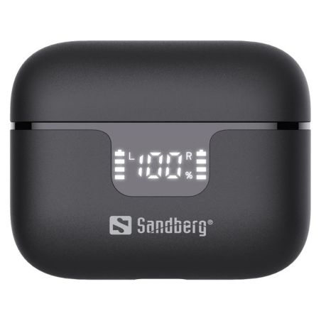 Auricolari Wireless Bluetooth ANC ENC Microfono Custodia Display Sandberg