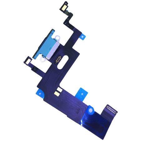 Connettore Ricarica Flex per iPhone XR Blu Blue Porta Carica